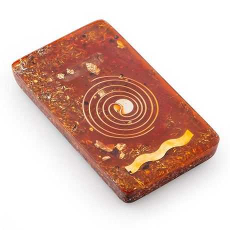 Underside of orgonite muti brick